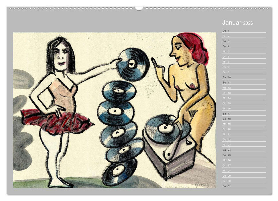 Wolf-Dieter Pfenning – 12 Monate auf Papier (CALVENDO Premium Wandkalender 2026)