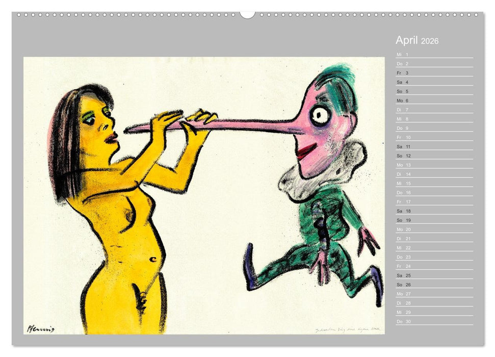 Wolf-Dieter Pfenning – 12 Monate auf Papier (CALVENDO Premium Wandkalender 2026)