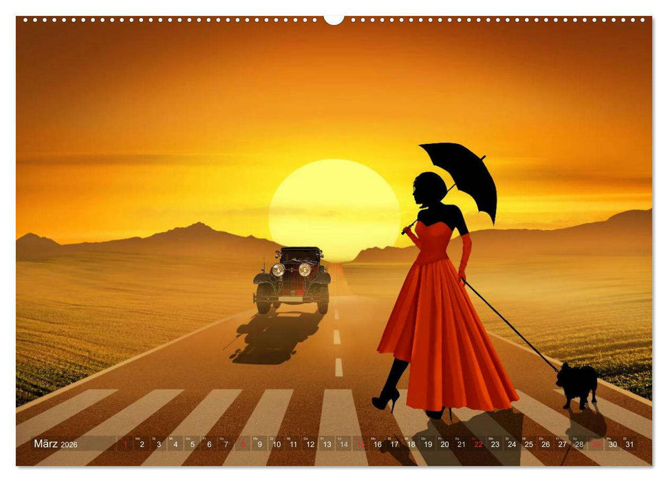 Ladies first by Mausopardia (CALVENDO Premium Wandkalender 2026)