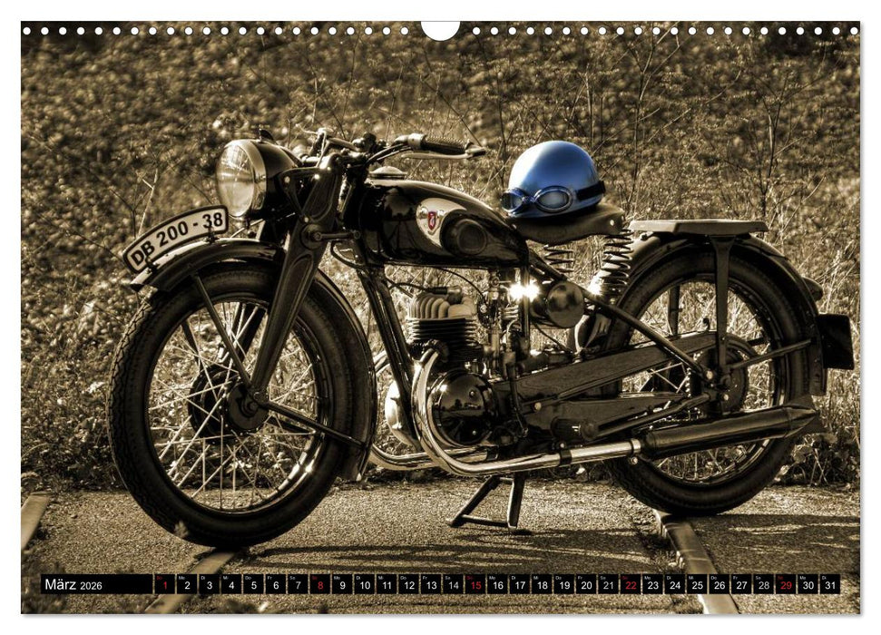 Zündapp DB 200 (CALVENDO Wandkalender 2026)
