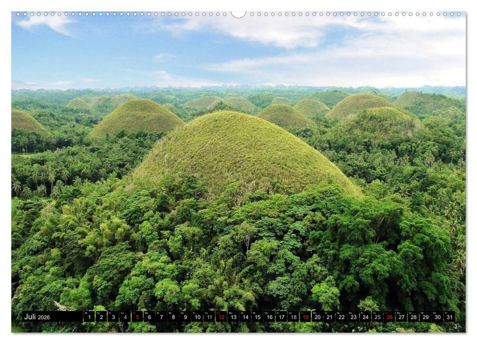 Kontrastreiche Philippinen (CALVENDO Premium Wandkalender 2026)