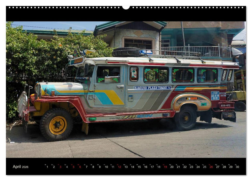 Jeepneys (CALVENDO Premium Wandkalender 2026)