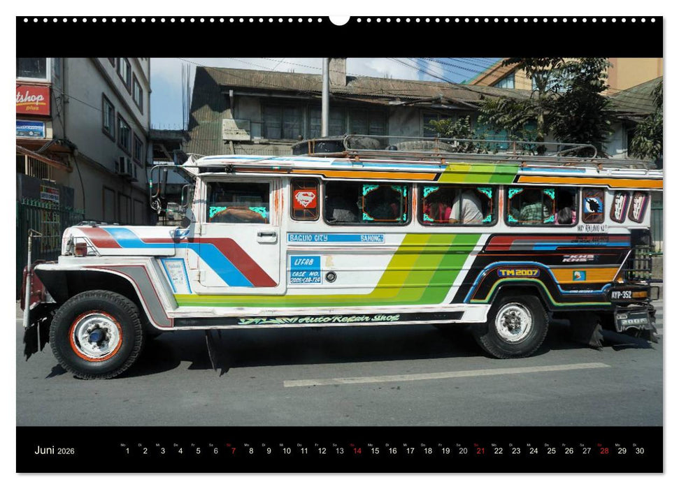 Jeepneys (CALVENDO Premium Wandkalender 2026)
