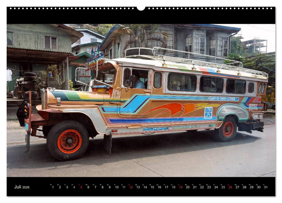 Jeepneys (CALVENDO Premium Wandkalender 2026)