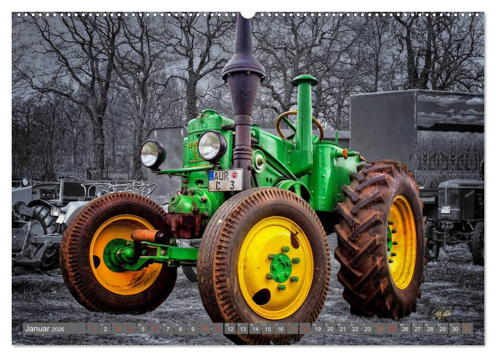 Traktoren - Oldtimer (CALVENDO Premium Wandkalender 2026)
