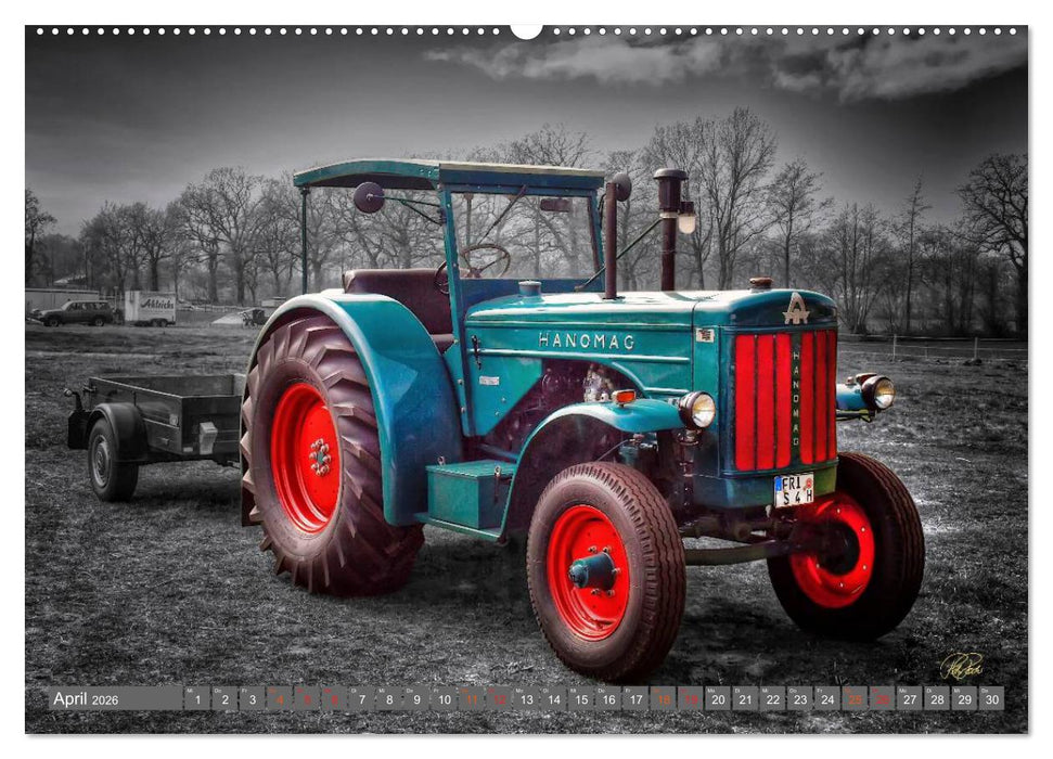 Traktoren - Oldtimer (CALVENDO Premium Wandkalender 2026)