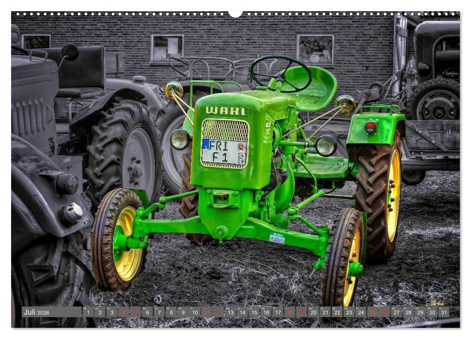 Traktoren - Oldtimer (CALVENDO Premium Wandkalender 2026)