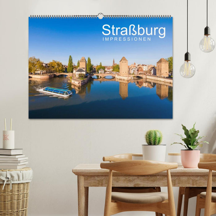 Straßburg Impressionen (CALVENDO Wandkalender 2026)
