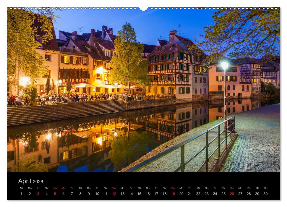 Straßburg Impressionen (CALVENDO Wandkalender 2026)