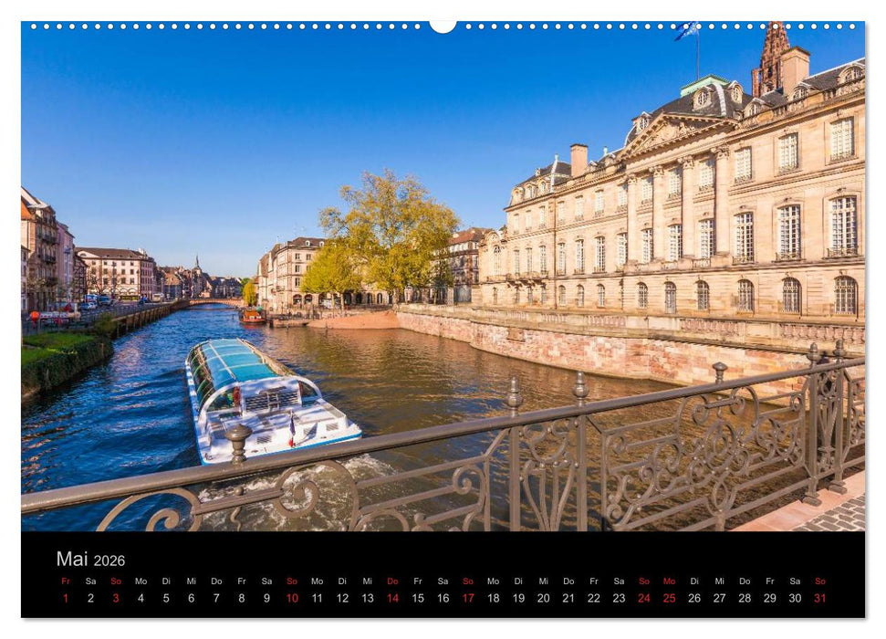 Straßburg Impressionen (CALVENDO Wandkalender 2026)