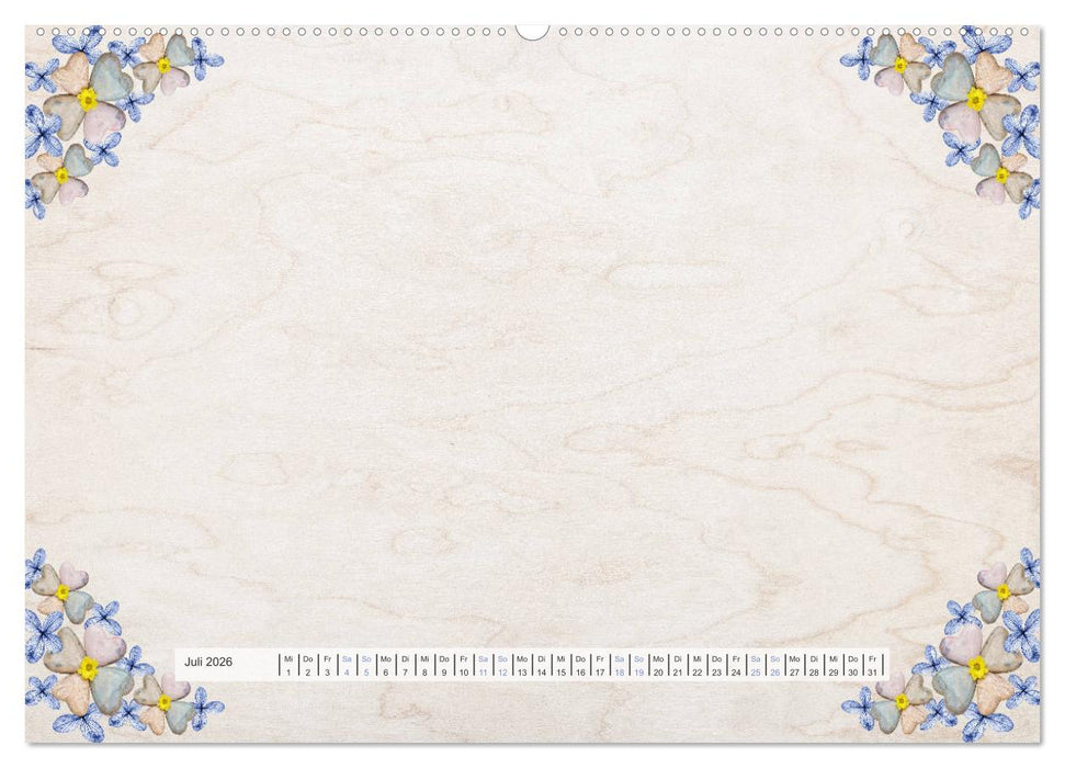 Bastelkalender Nostalgie-Rahmen 2026 (CALVENDO Premium Wandkalender 2026)