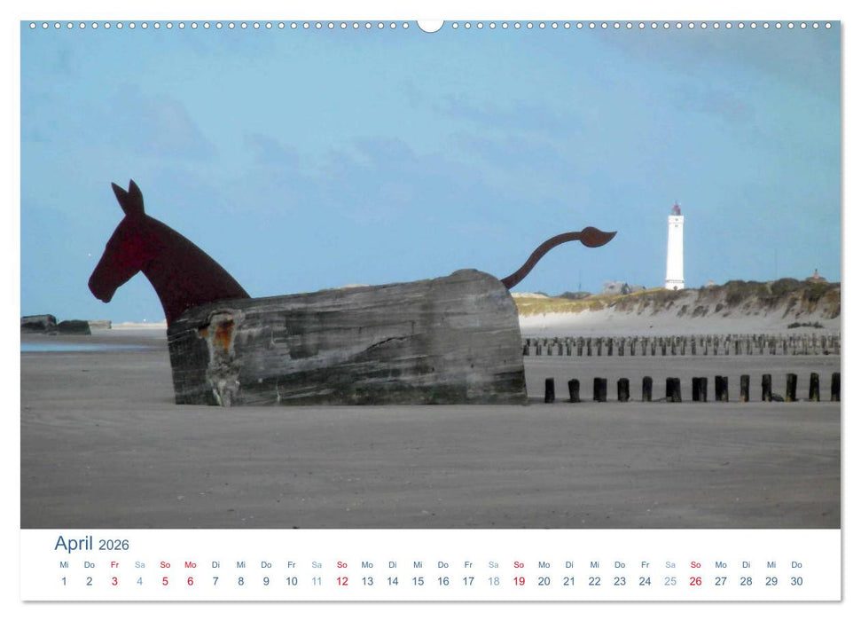 Blåvand 2026 (Blavand). Impressionen von Dänemarks Nordseeküste (CALVENDO Premium Wandkalender 2026)