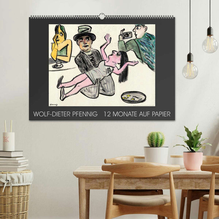 Wolf-Dieter Pfenning – 12 Monate auf Papier (CALVENDO Wandkalender 2026)