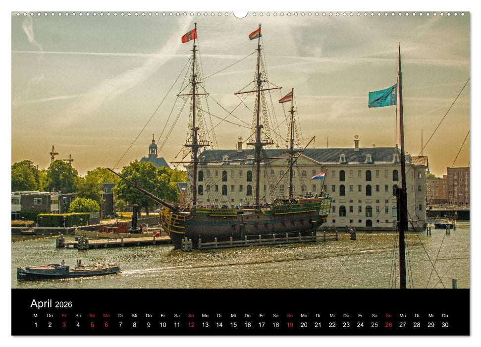 psychadelic Amsterdam - Stadtansichten zwischen Tag und Traum (CALVENDO Premium Wandkalender 2026)