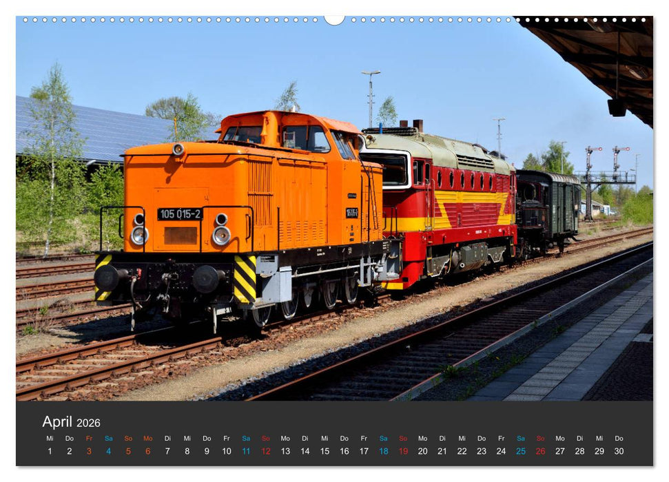 Oberlausitzer Eisenbahnen 2026 (CALVENDO Wandkalender 2026)