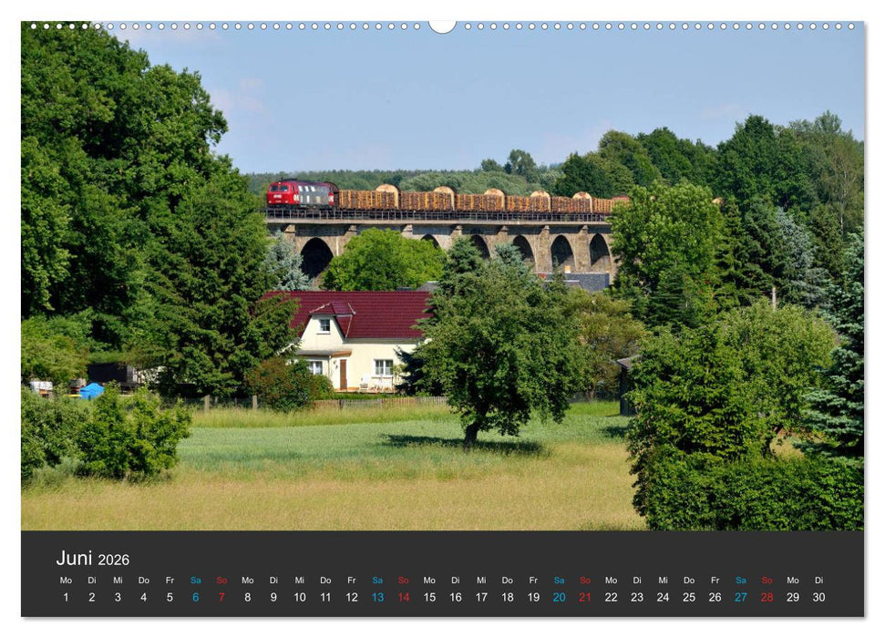Oberlausitzer Eisenbahnen 2026 (CALVENDO Wandkalender 2026)