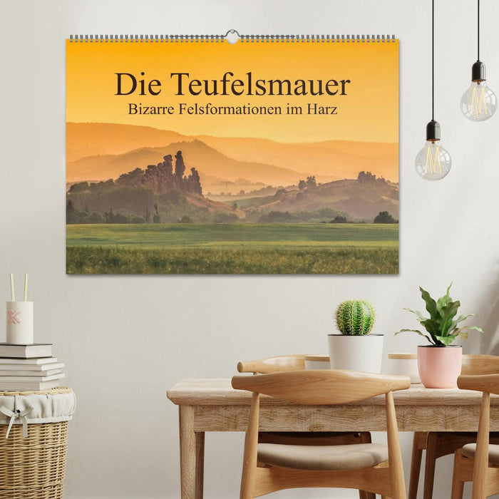 Die Teufelsmauer - Bizarre Felsformationen im Harz (CALVENDO Wandkalender 2026)
