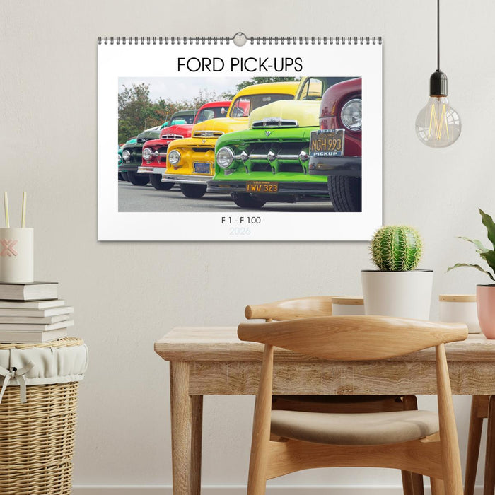 FORD PICK-UPS F 1 - F 100 (CALVENDO Wandkalender 2026)