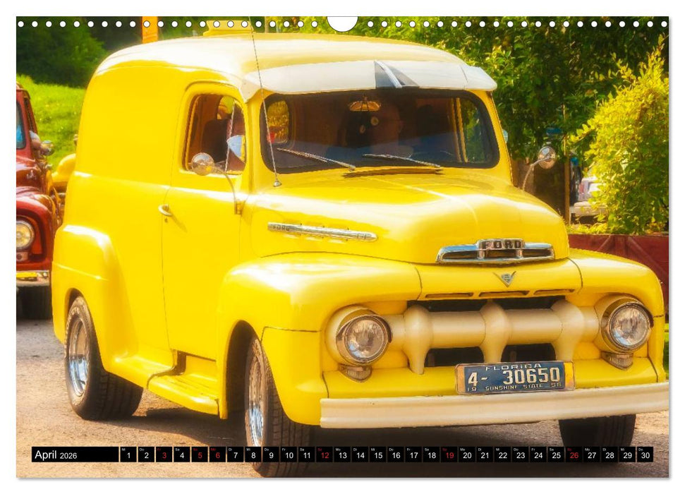 FORD PICK-UPS F 1 - F 100 (CALVENDO Wandkalender 2026)