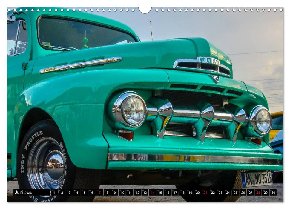 FORD PICK-UPS F 1 - F 100 (CALVENDO Wandkalender 2026)
