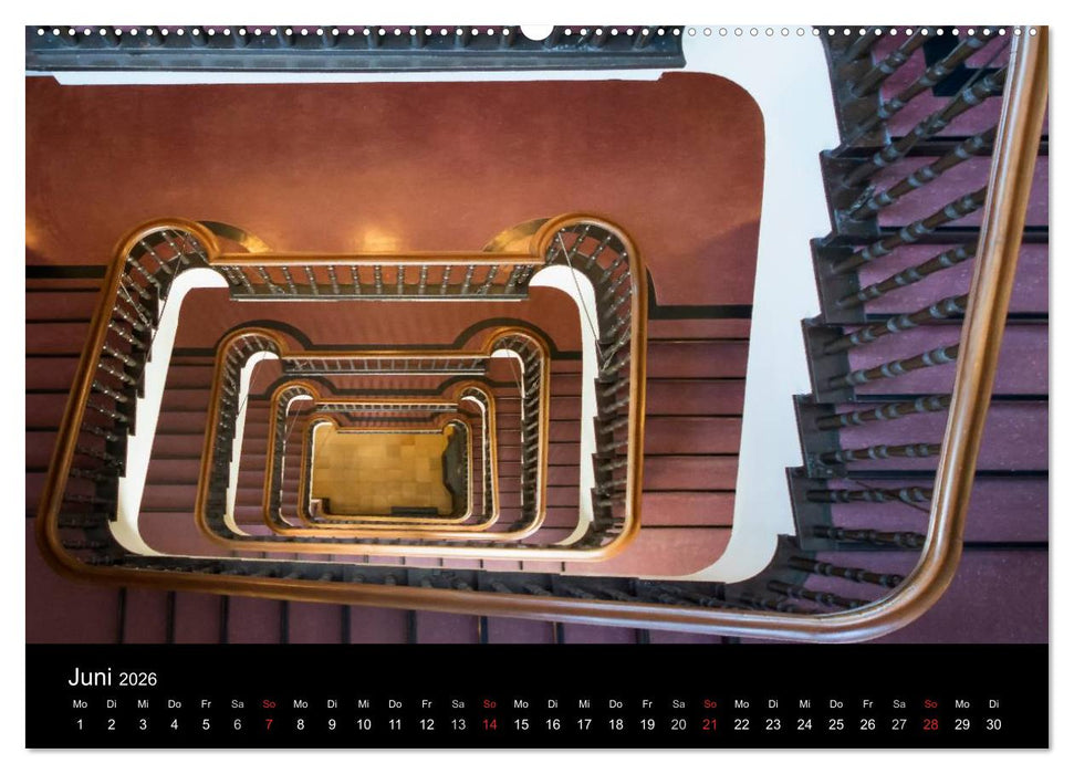 Faszination Treppen (CALVENDO Premium Wandkalender 2026)