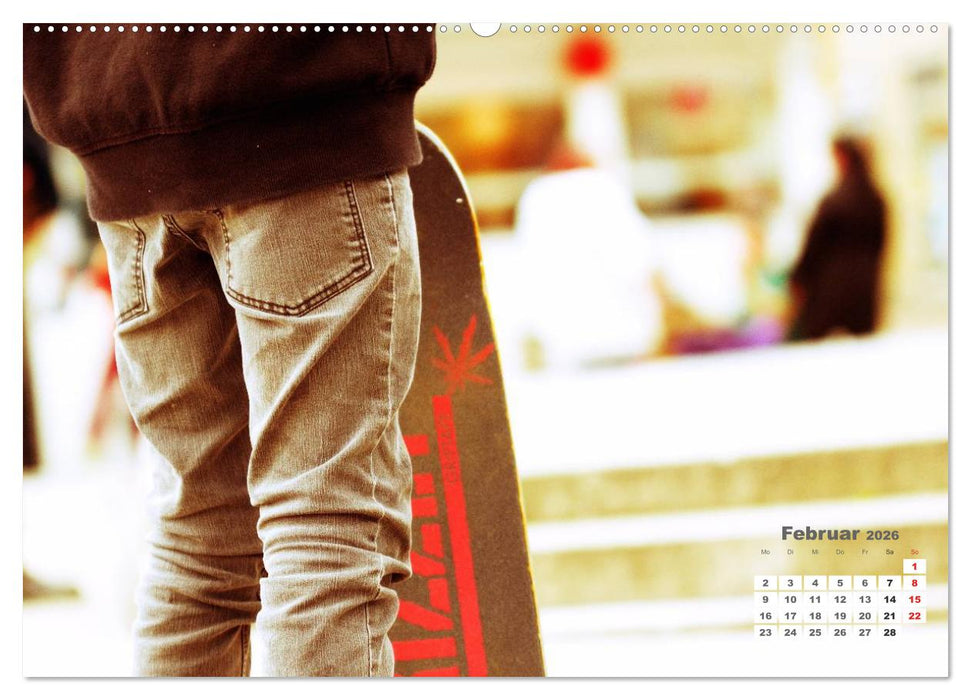 Skater. Skateboarding-Impressionen (CALVENDO Wandkalender 2026)