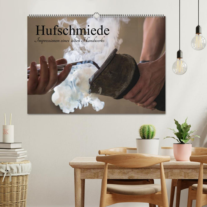 Hufschmiede - Impressionen eines alten Handwerks (CALVENDO Wandkalender 2026)