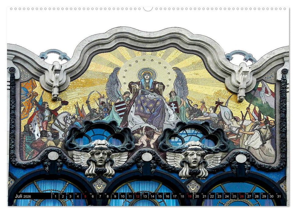 Budapester Jugendstil (CALVENDO Premium Wandkalender 2026)