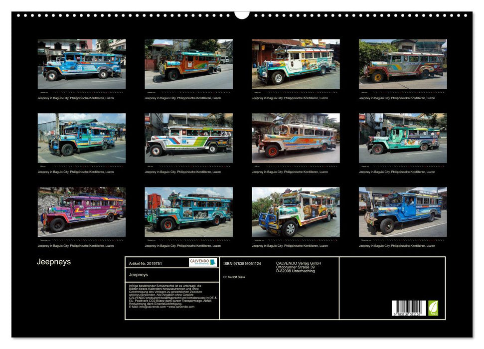 Jeepneys (CALVENDO Wandkalender 2026)
