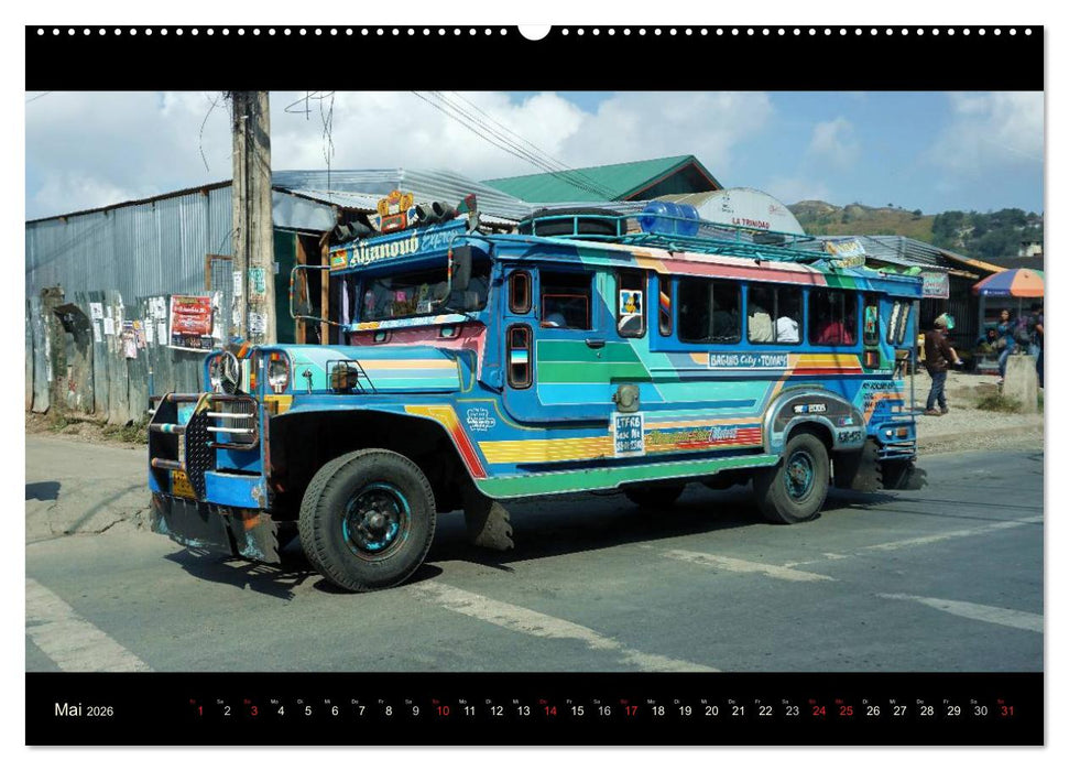 Jeepneys (CALVENDO Wandkalender 2026)