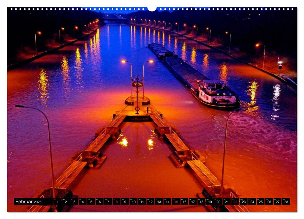 Der Mittellandkanal - 325 Kilometer Wasserstraße (CALVENDO Premium Wandkalender 2026)