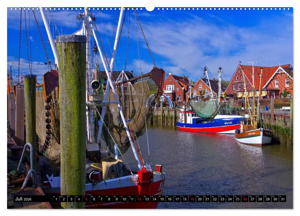 Neuharlingersiel - Ostfrieslands schönstes Hafenstädtchen (CALVENDO Premium Wandkalender 2026)