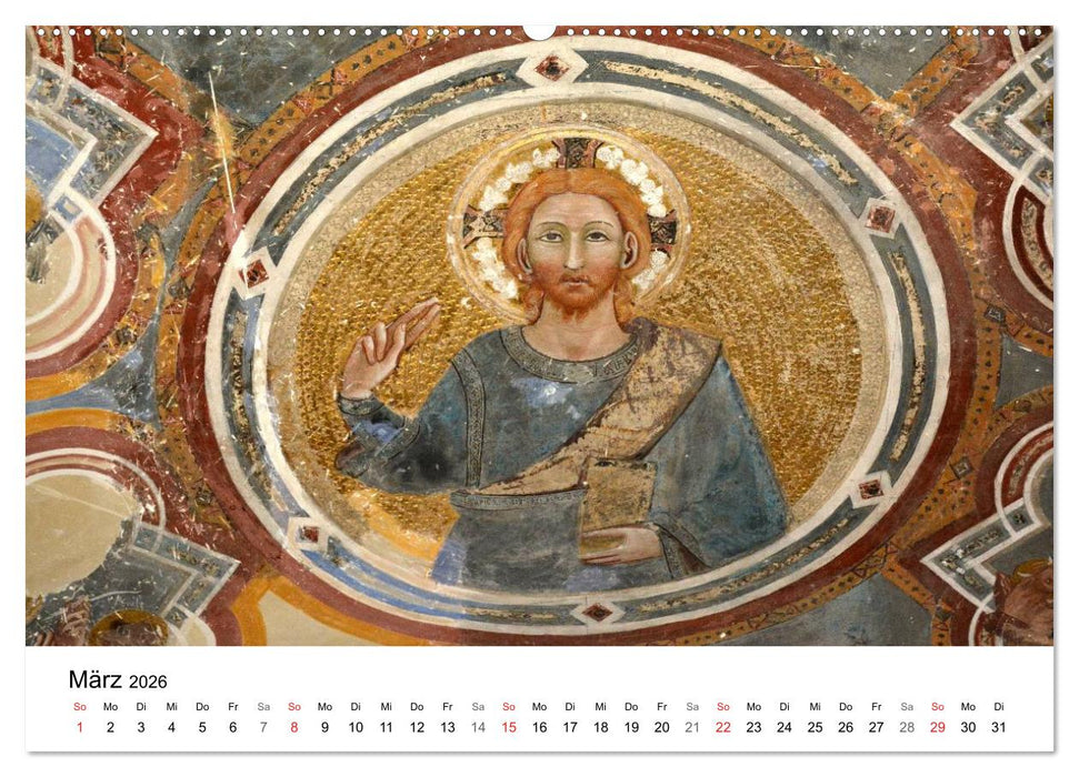 Gubbio - die mittelalterliche Stadt in Umbrien (CALVENDO Wandkalender 2026)