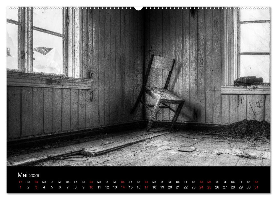Objekte in schwarz weiss (CALVENDO Premium Wandkalender 2026)