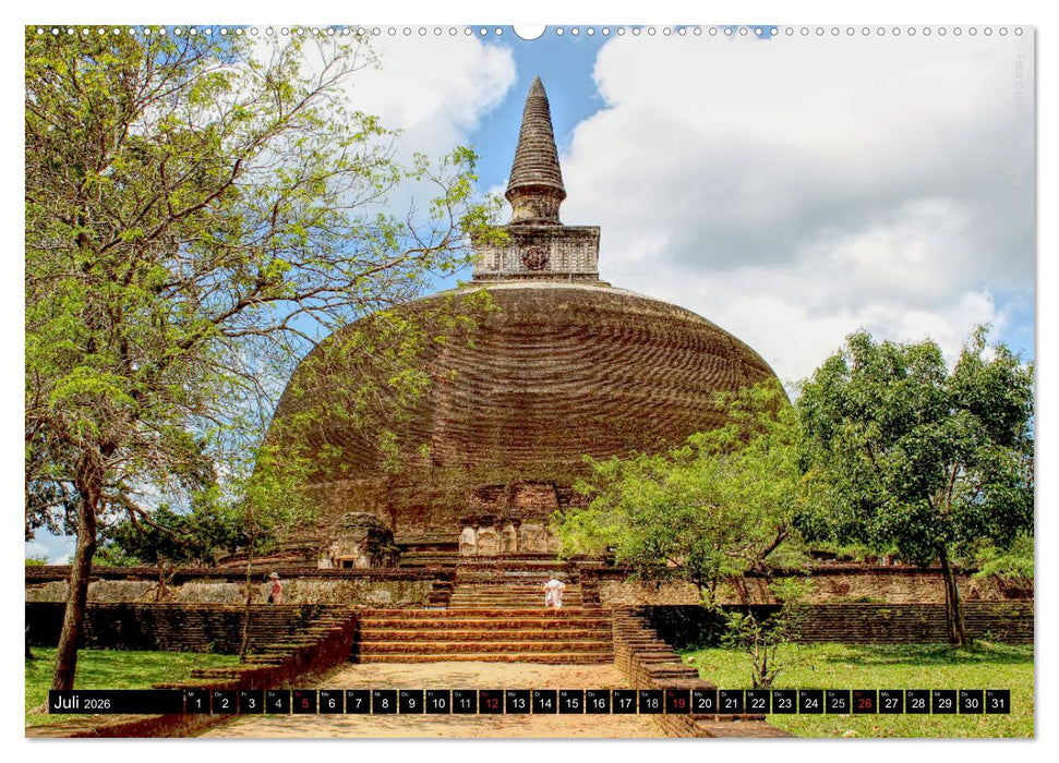 Sri Lanka 2026 Kulturhöhepunkte (CALVENDO Premium Wandkalender 2026)