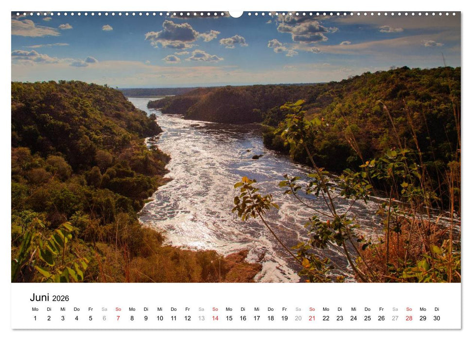 Uganda - die Perle Afrikas (CALVENDO Premium Wandkalender 2026)