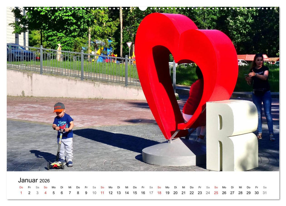 Rauschen-Swetlogorsk - Russlands Sotschi des Nordens (CALVENDO Wandkalender 2026)