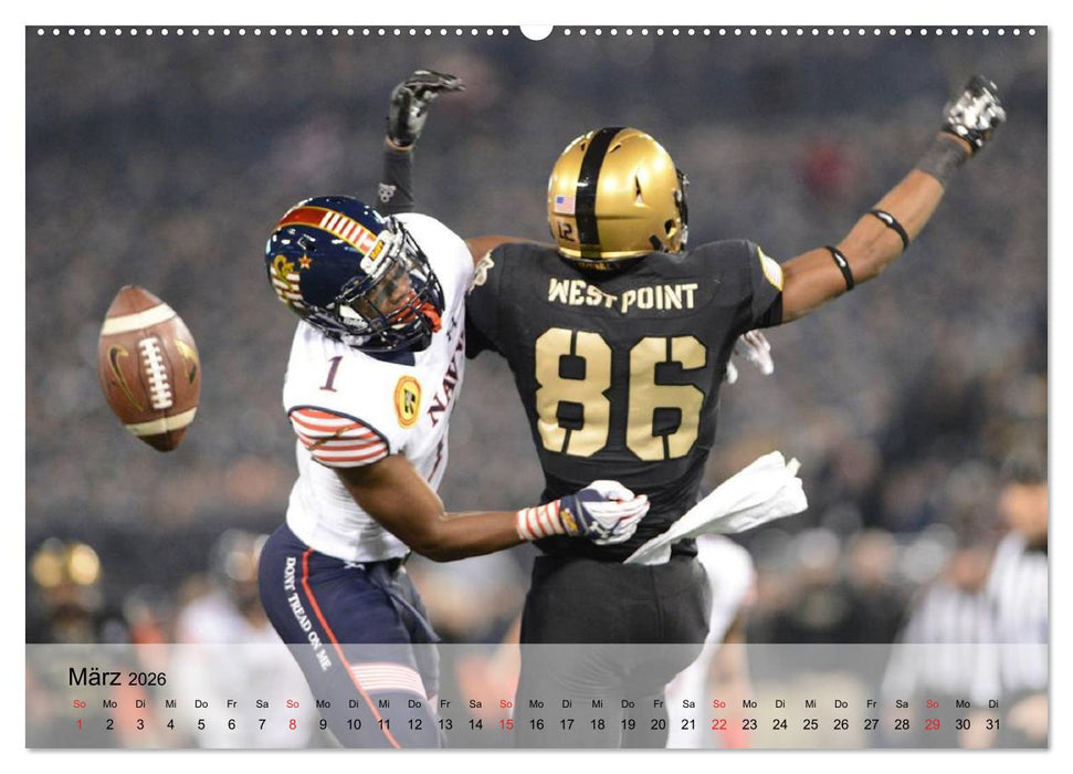Sport. American Football (CALVENDO Premium Wandkalender 2026)