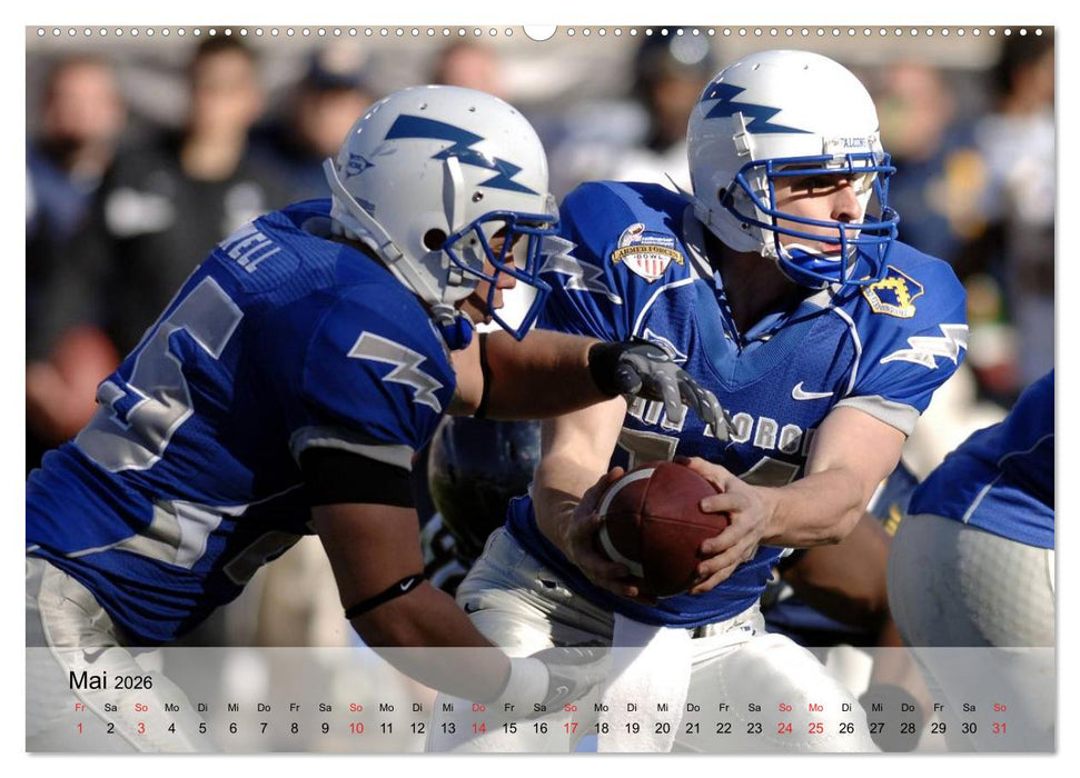 Sport. American Football (CALVENDO Premium Wandkalender 2026)
