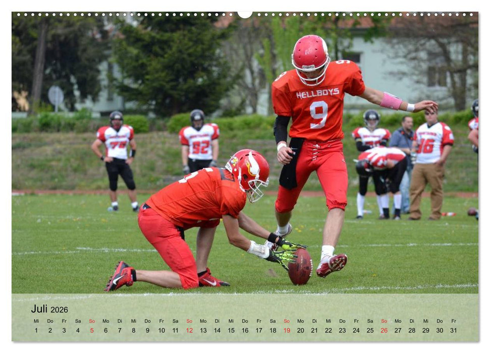 Sport. American Football (CALVENDO Premium Wandkalender 2026)