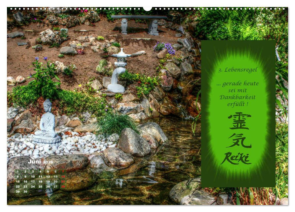REIKI - Chakrameditation (CALVENDO Wandkalender 2026)