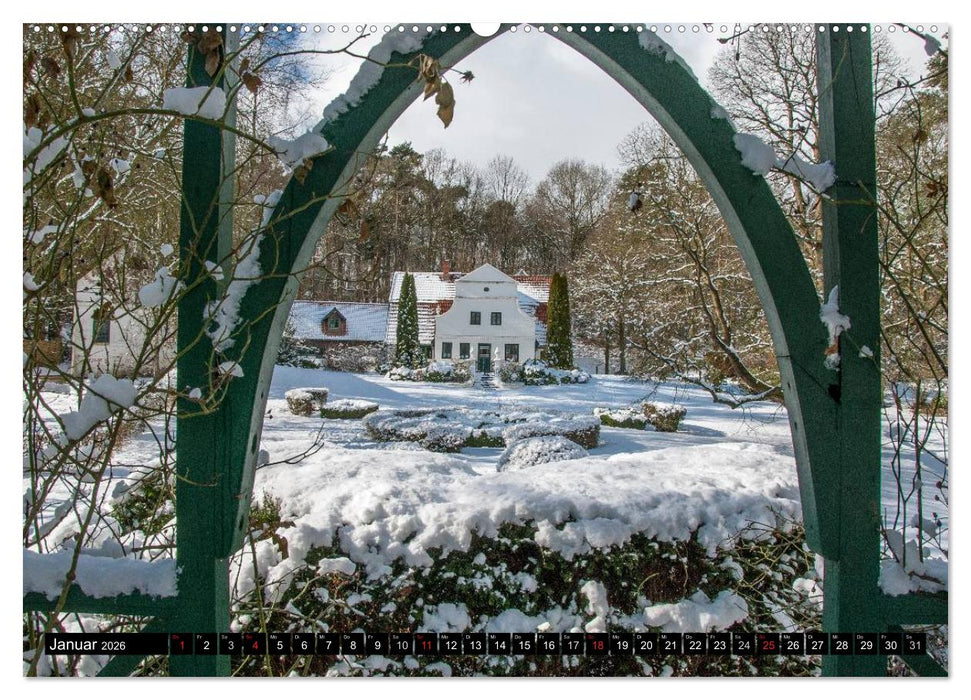 Worpswede - Künstlerdorf unter weitem Himmel (CALVENDO Premium Wandkalender 2026)