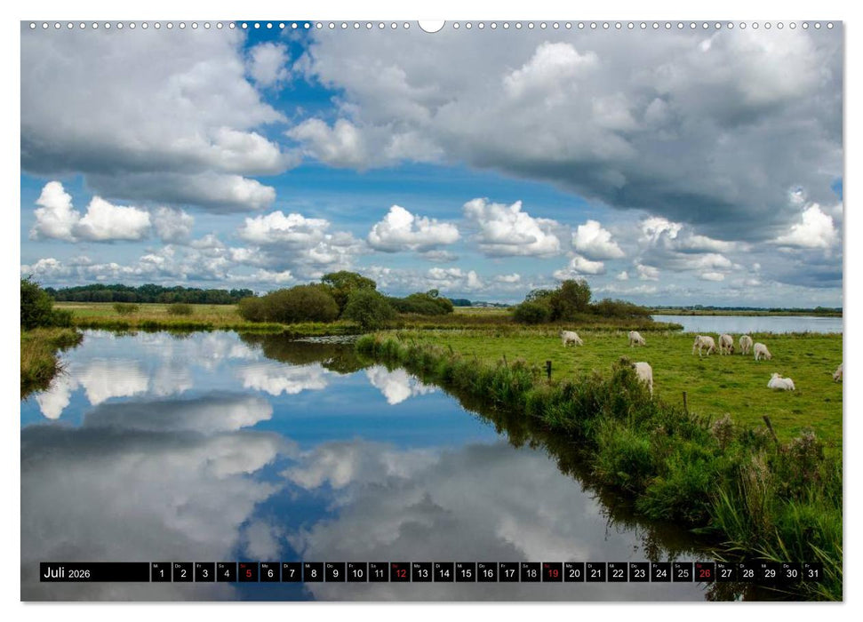 Worpswede - Künstlerdorf unter weitem Himmel (CALVENDO Premium Wandkalender 2026)