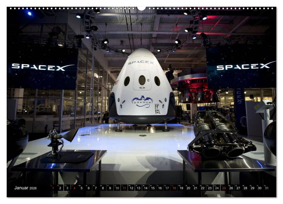 Space Shuttle. Impressionen aus der Raumfahrt (CALVENDO Premium Wandkalender 2026)