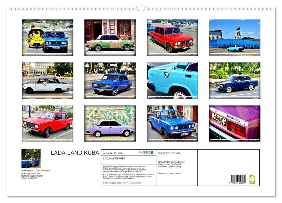 LADA-LAND KUBA (CALVENDO Wandkalender 2026)