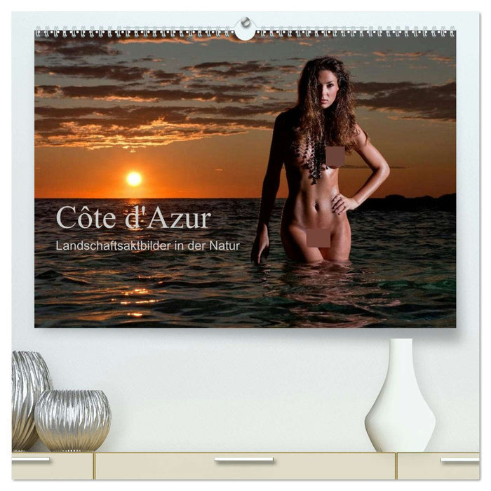 Côte d'Azur - Landschaftsaktbilder in der Natur (CALVENDO Premium Wandkalender 2026)