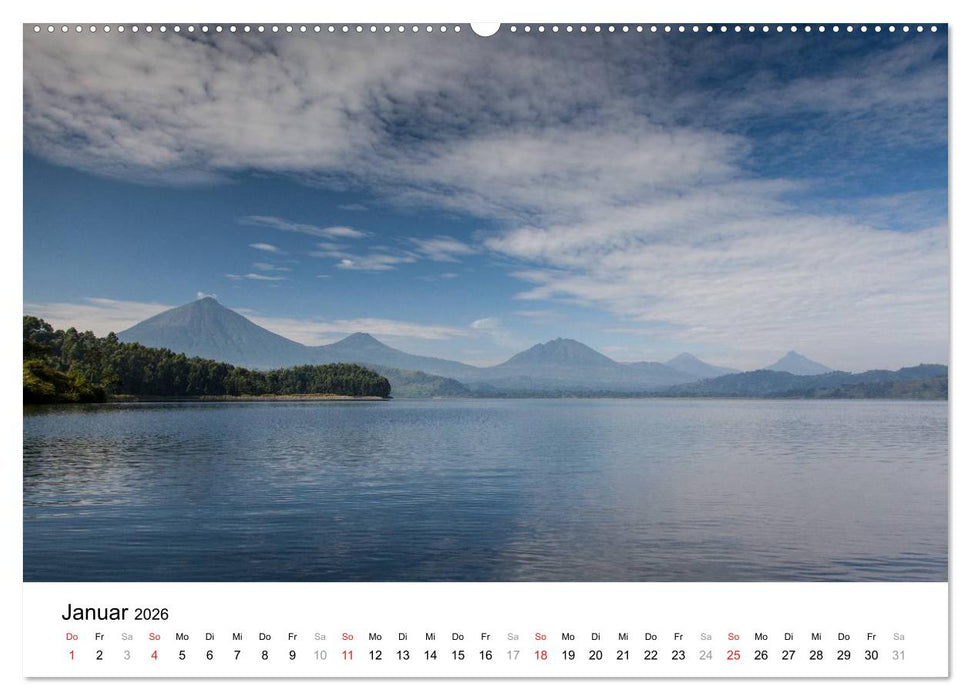 Uganda - die Perle Afrikas (CALVENDO Wandkalender 2026)