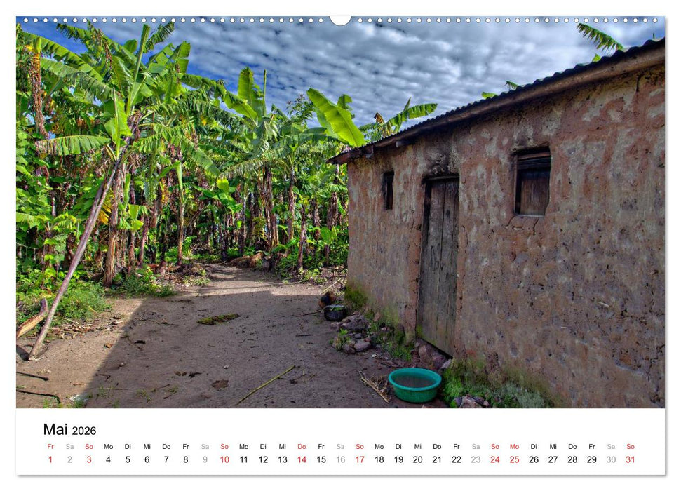 Uganda - die Perle Afrikas (CALVENDO Wandkalender 2026)