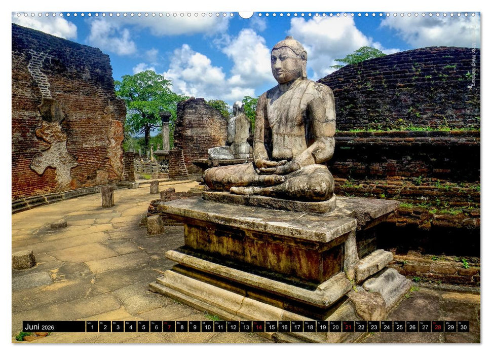 Sri Lanka 2026 Kulturhöhepunkte (CALVENDO Wandkalender 2026)