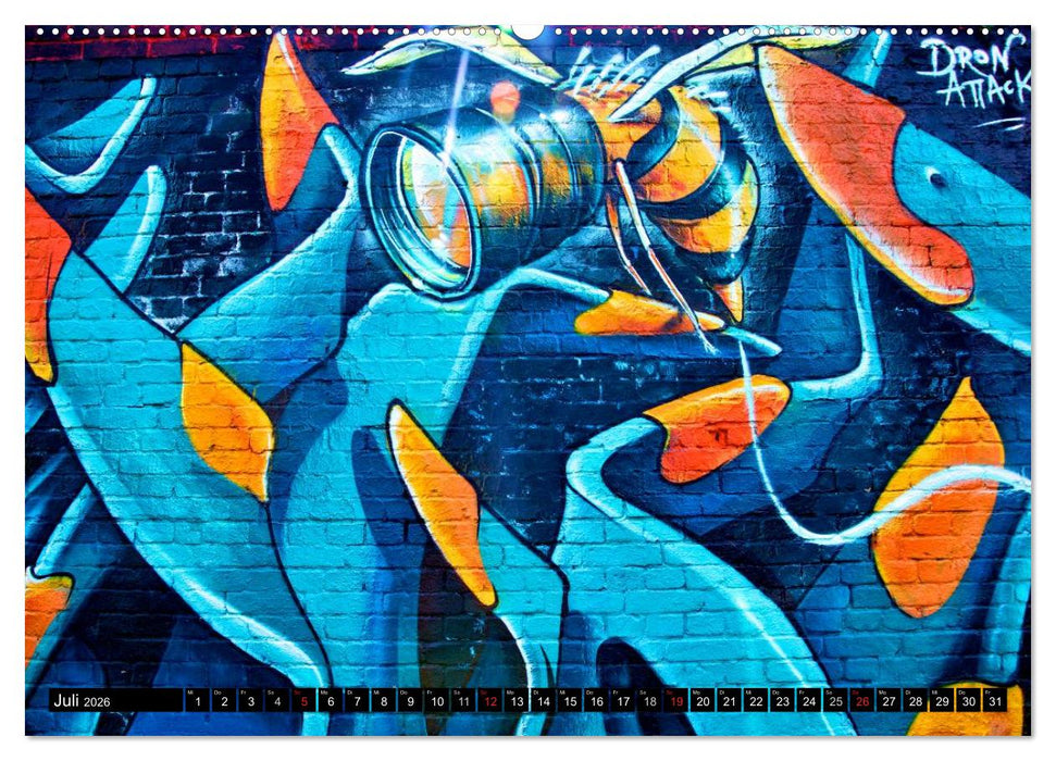 Berlin - Die East Side Gallery (CALVENDO Premium Wandkalender 2026)